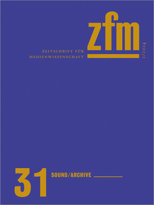 cover image of Zeitschrift für Medienwisenschaft 31